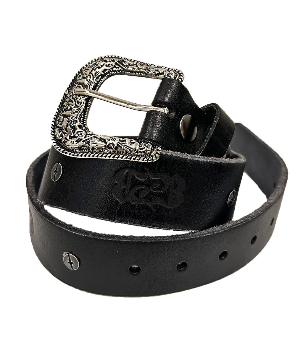 Black Full Grain Leather Belt